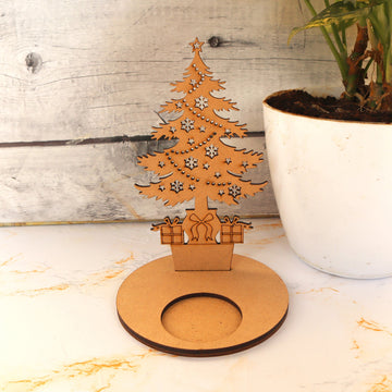 Starry Christmas Tree Tea Light